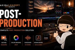 Post-Production งานตัดต่อสื่ออย่างมืออาชีพ