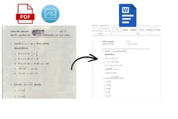 รับแปลงไฟล์ pdf เป็น word ที่มีสัญลักษณ์ทางคณิตศาสตร์