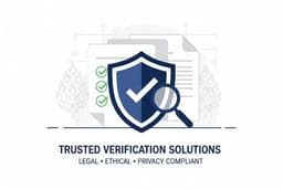 ตรวจสอบความน่าเชื่อถือของบริษัทและบุคคล(Site Verification)จากข้อมูลสาธารณะ