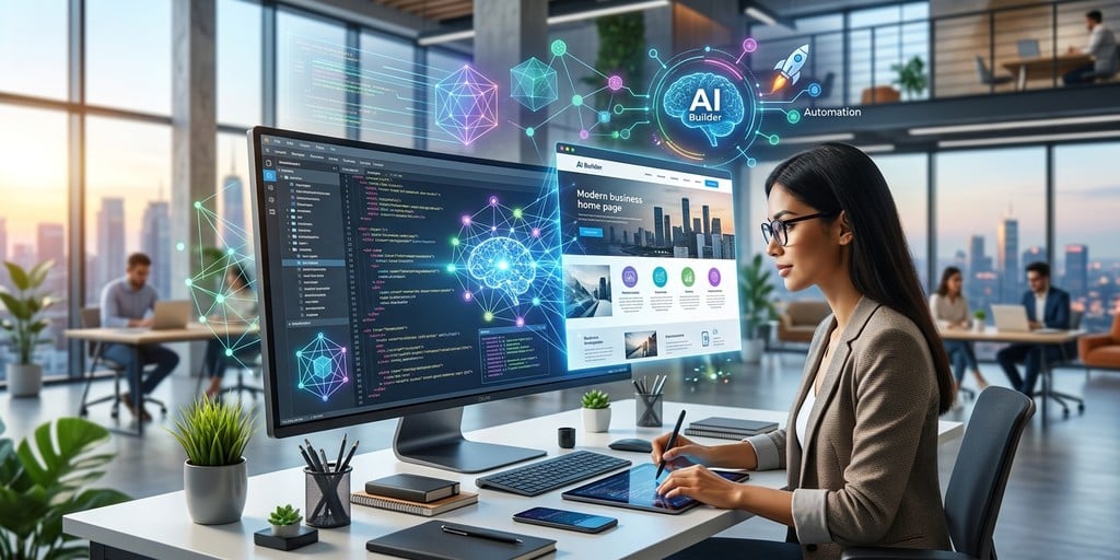 บริการ AI Website Builder