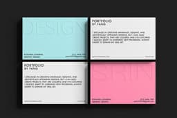 ออกแบบนามบัตร Name Card & Business Card
