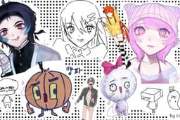 วาดคาแรคเตอร์จากการ์ตูน,เกม,OC/ Chibi / มาสคอตคนและสัตว์