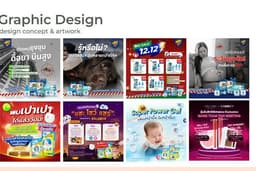ออกแบบ Banner / Online Content / Ads / Artwork Design สำหรับทุกช่องทาง