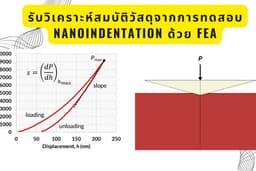 รับวิเคราะห์สมบัติวัสดุจากการทดสอบ Nanoindentation ด้วย FEA