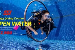 คอร์สเรียนดำน้ำลึก หลักสูตร Open Water (SSI) ออกสอบทะเล แสมสาร/พัทยา ชลบุรี