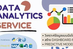Data Analytics Services (บริการวิเคราะห์ข้อมูล และออกแบบ Dashboard)