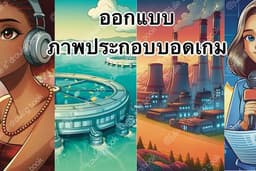 ออกแบบภาพประกอบบอดเกม