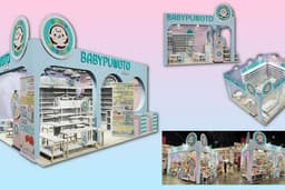 ออกแบบ Booth , Kiosk , Exhibition, Counter, Backdrop